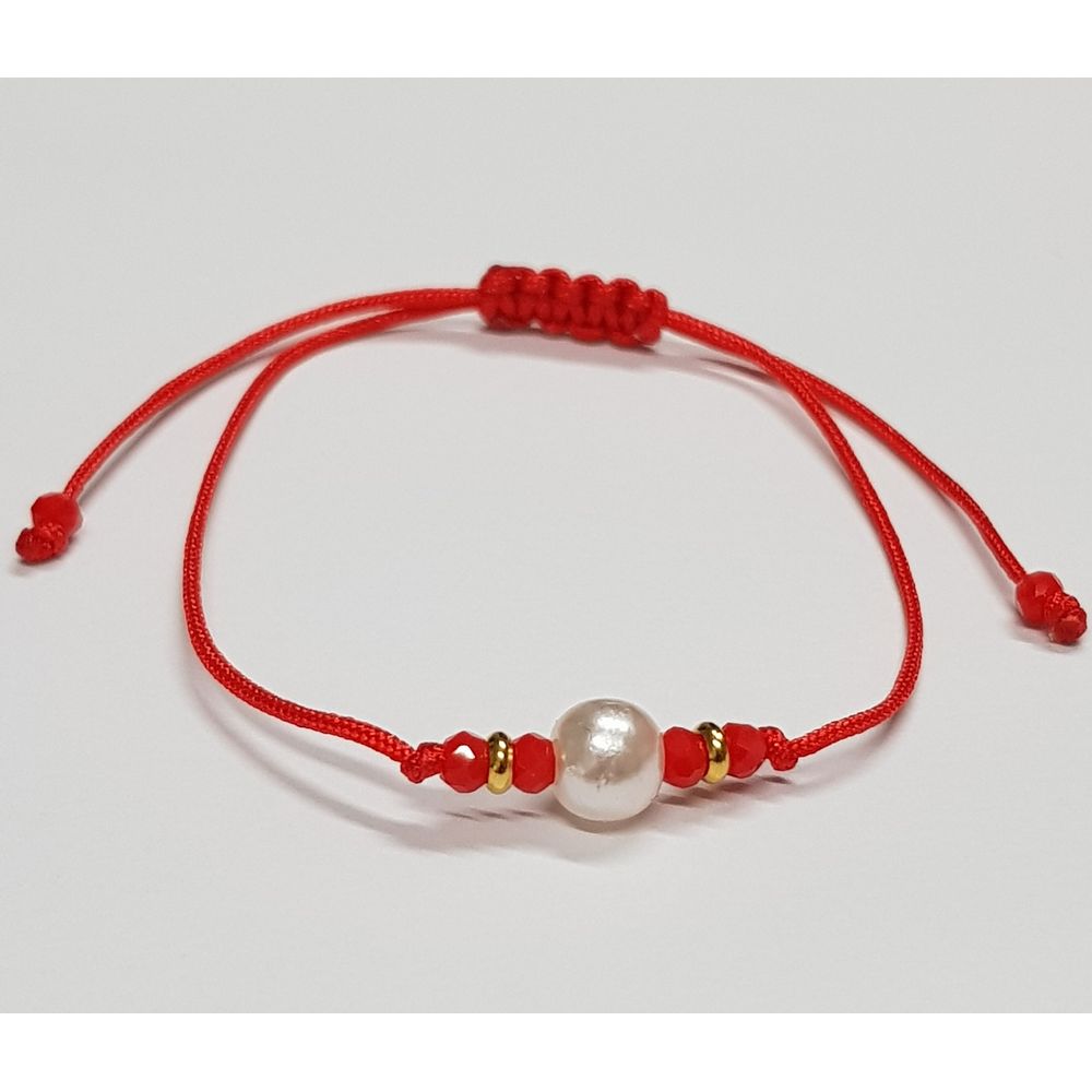 Pulsera Penélope Mati Perla Rojo
