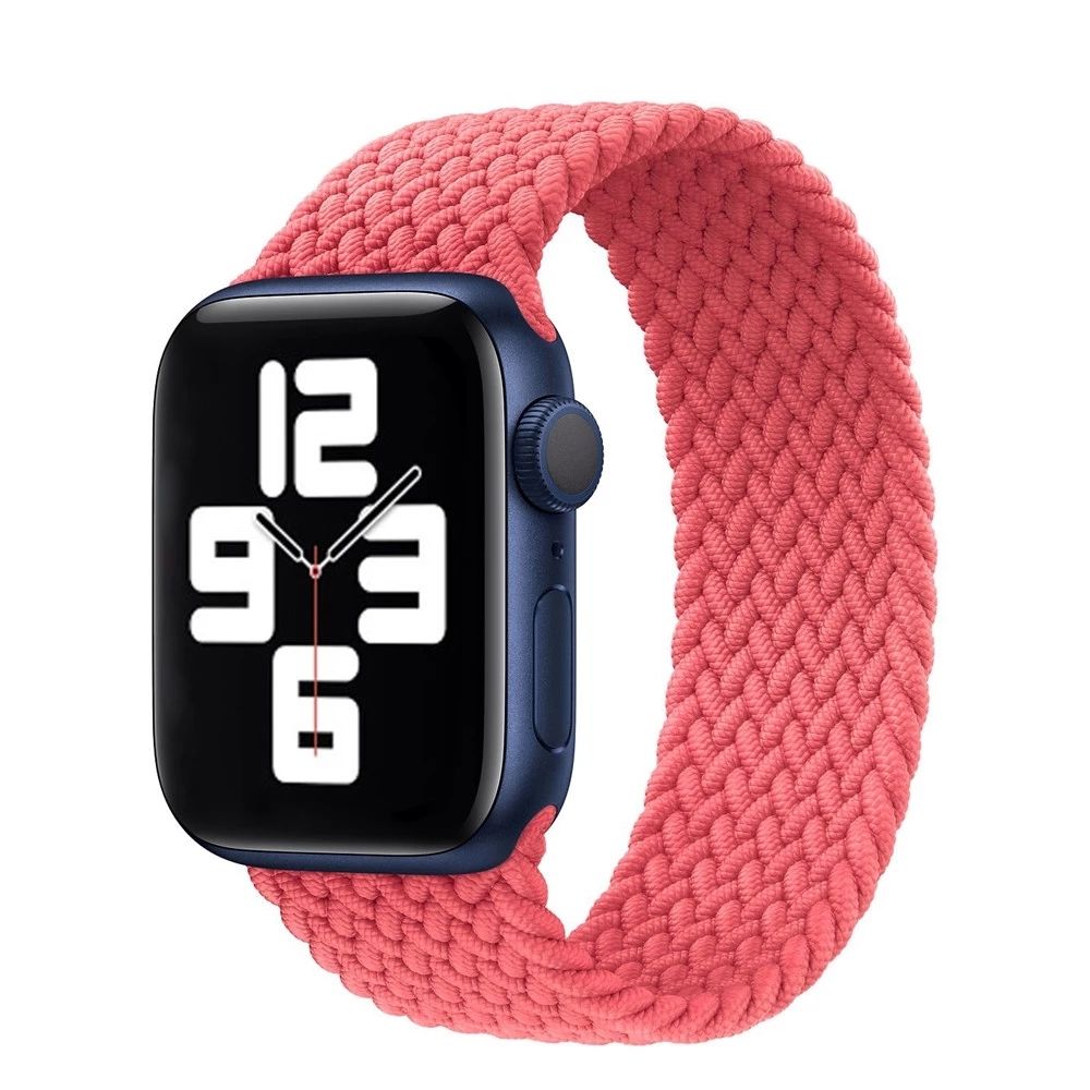 Correa Nylon El stica 2 para Apple Watch 42 44 mm Rosa Talla S