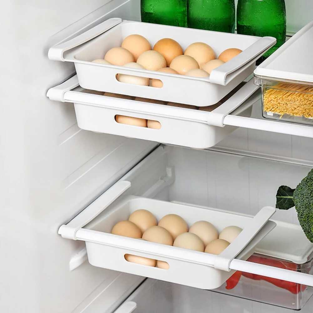 Organizador de Refrigerador Porta Huevos Vegetales Pequeños