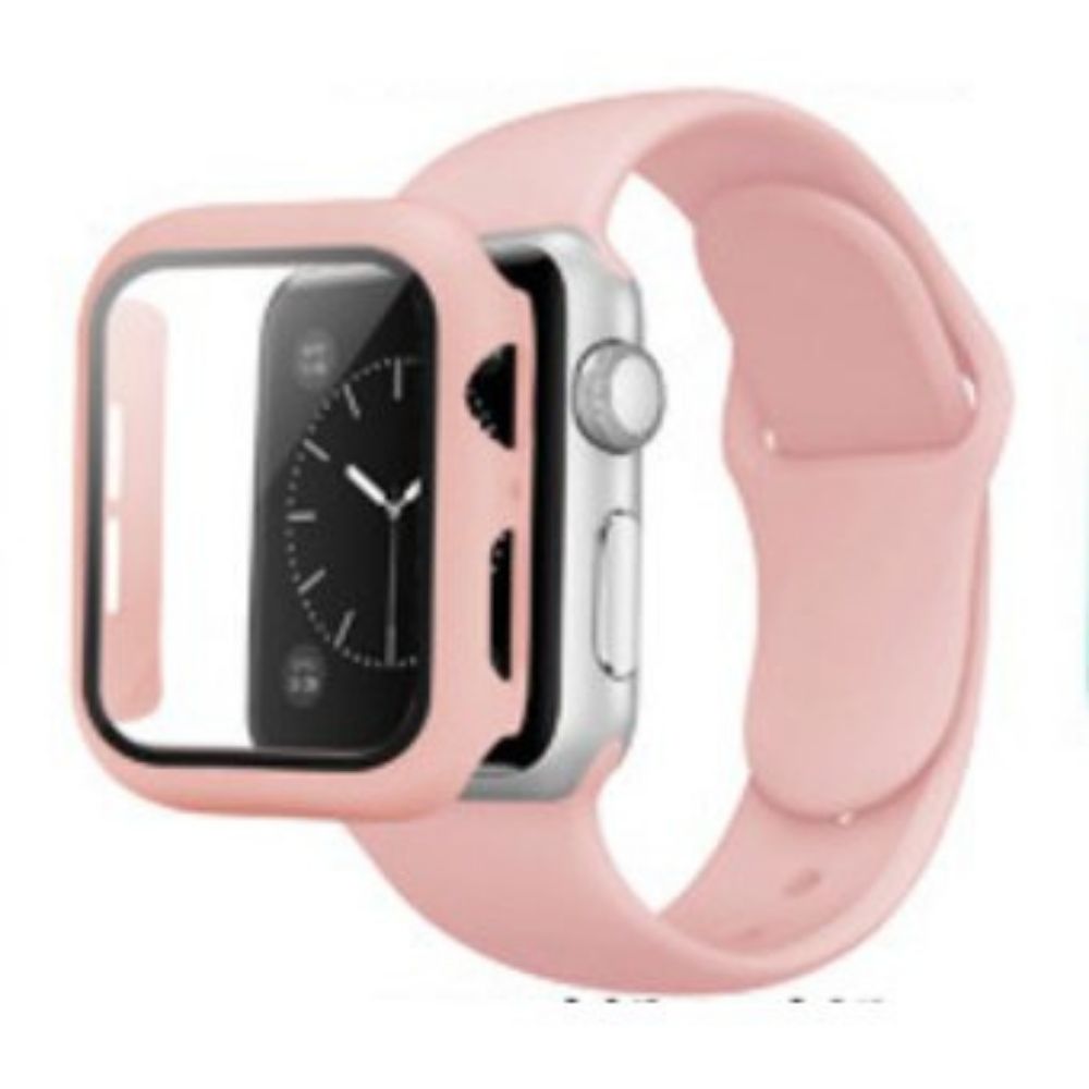 Kit Correa + Case + Mica para Compatible con Apple Watch 42 mm Mod 2