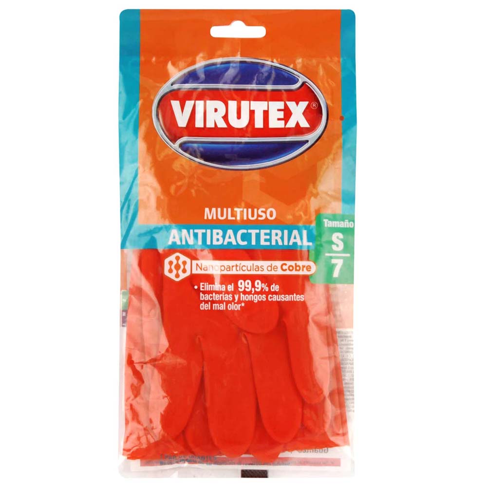 Guante VIRUTEX Antibacterial Cobre Talla S 1un