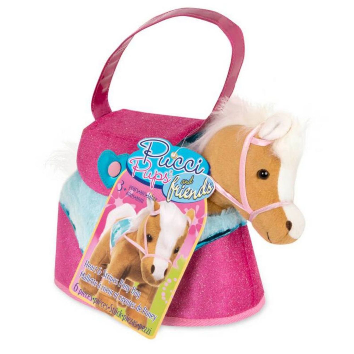 Pucci Pups Pony Marrón Con Cartera Oechsle.pe Oechsle