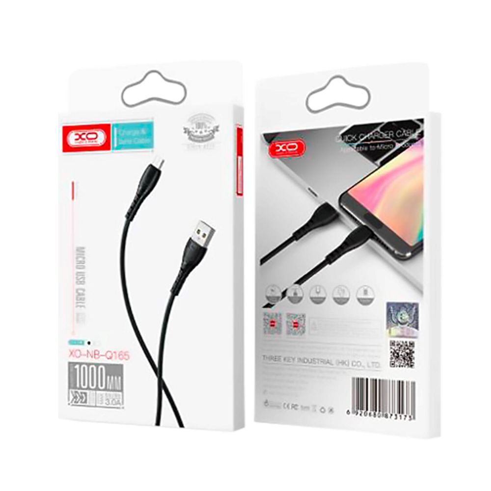 Cable Usb Micro 3.0 XO Negro