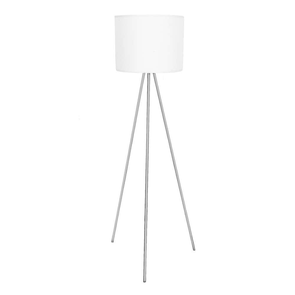 Lámpara De Pie Milan Tripode Cromado