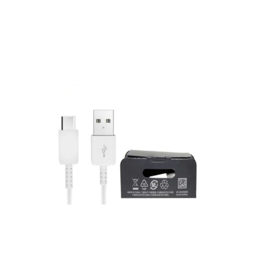 Cable Samsung USB-C s8 s9 s10 A20 s20 Blanco