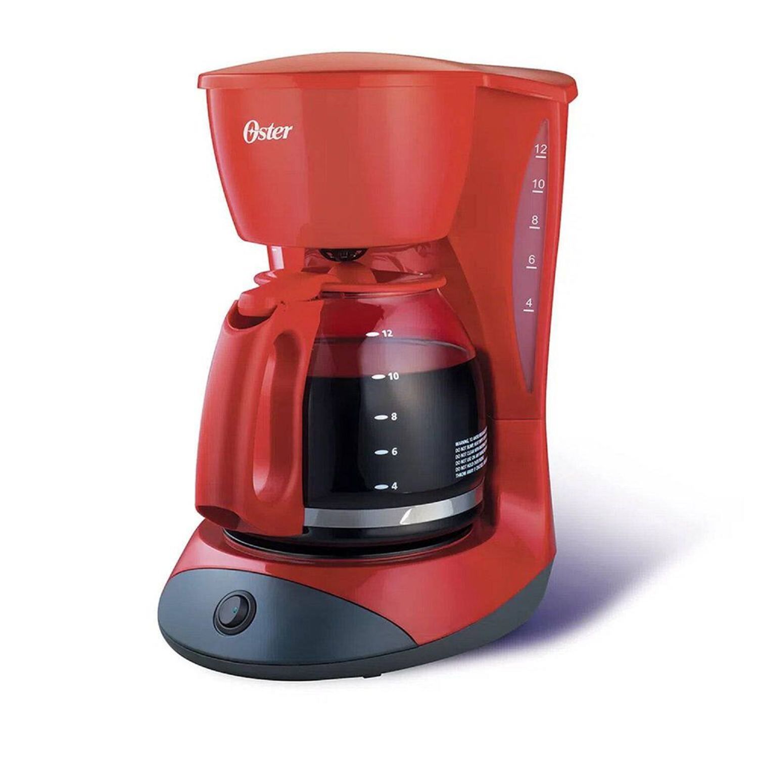 Cafetera Oster® de 12 tazas con indicador de encendido BVSTDCS12B - Oster