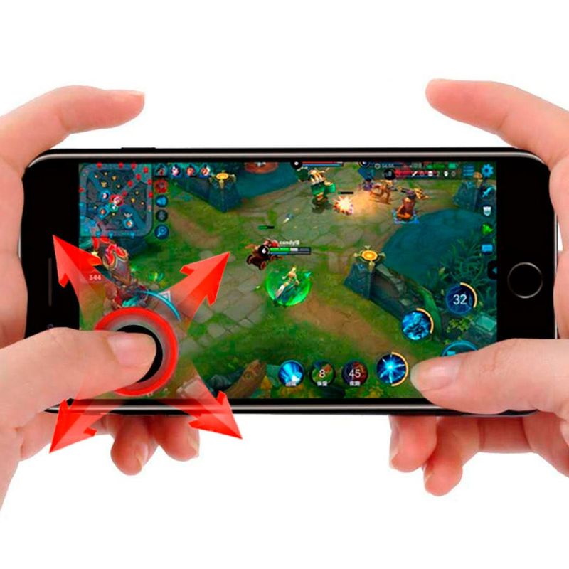 Pack Gatillos para Celular Android iOS K21 + 2 Guantes para Dedo Gamer