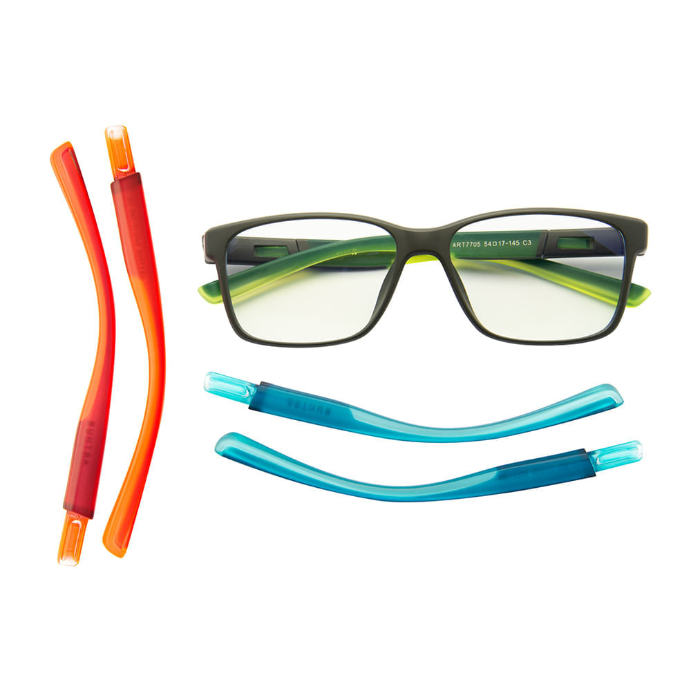 Montura de Descanso ConfortBlue ART7705 Color Negro con Verde