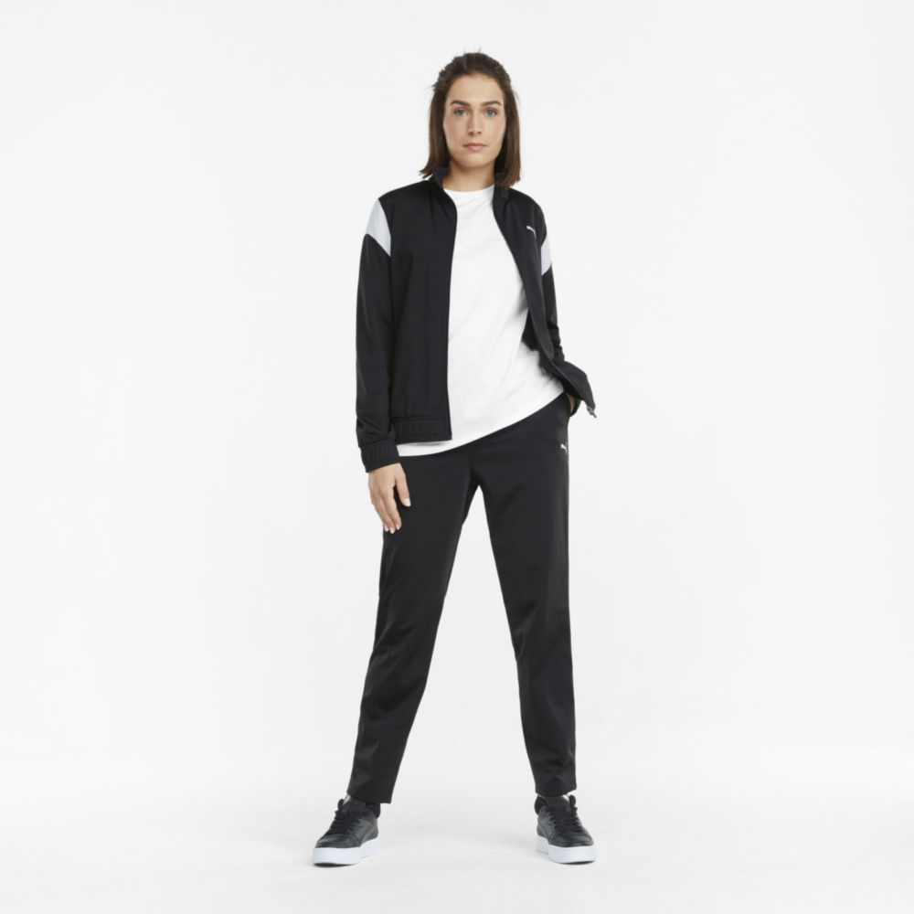 Buzo Puma Mujer Classic Tricot Suit Negro | Oechsle.pe - Oechsle