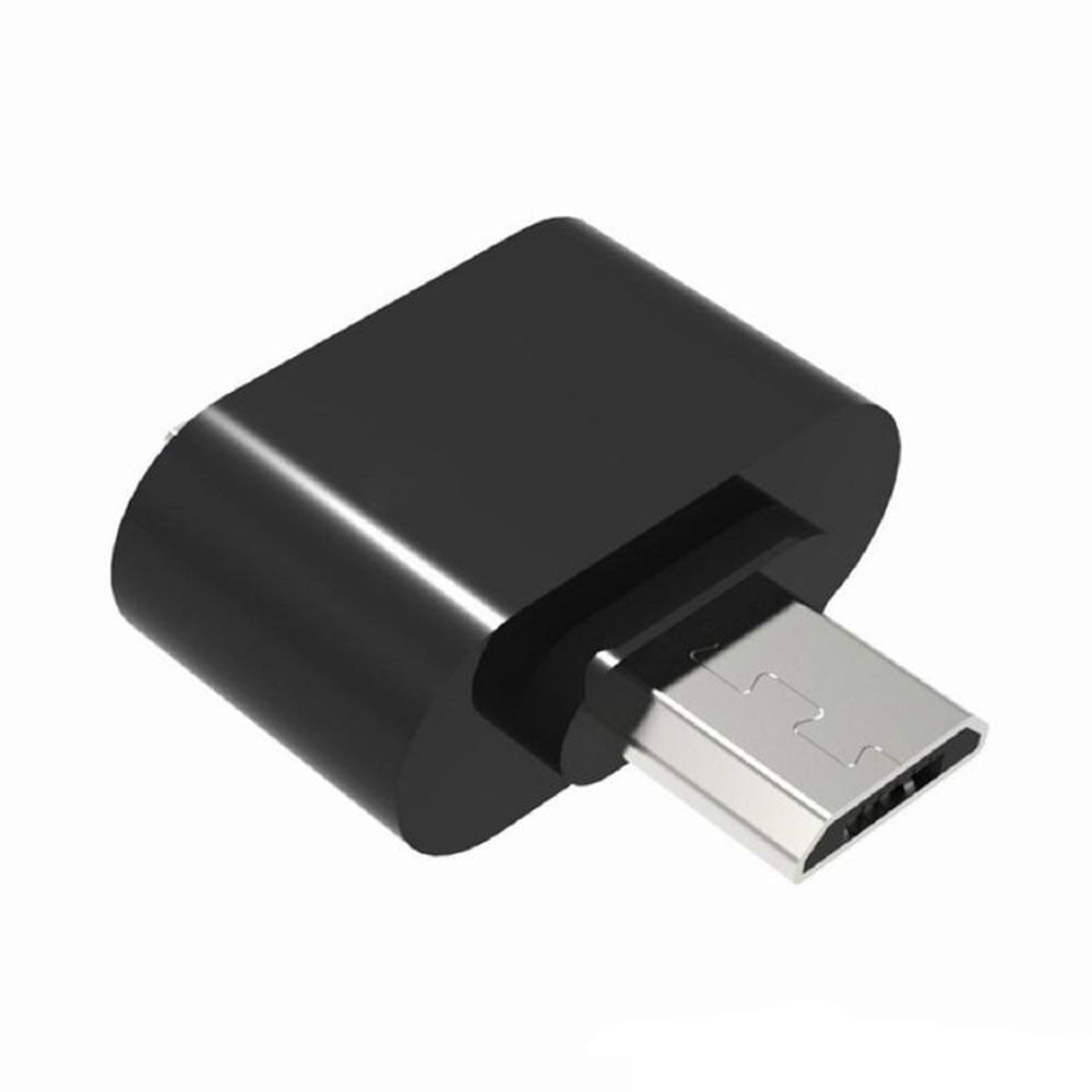 OTG ADAPTADOR MICRO USB MACHO + MICRO USB HEMBRA Y USB 2.0 HEMBRA EN L