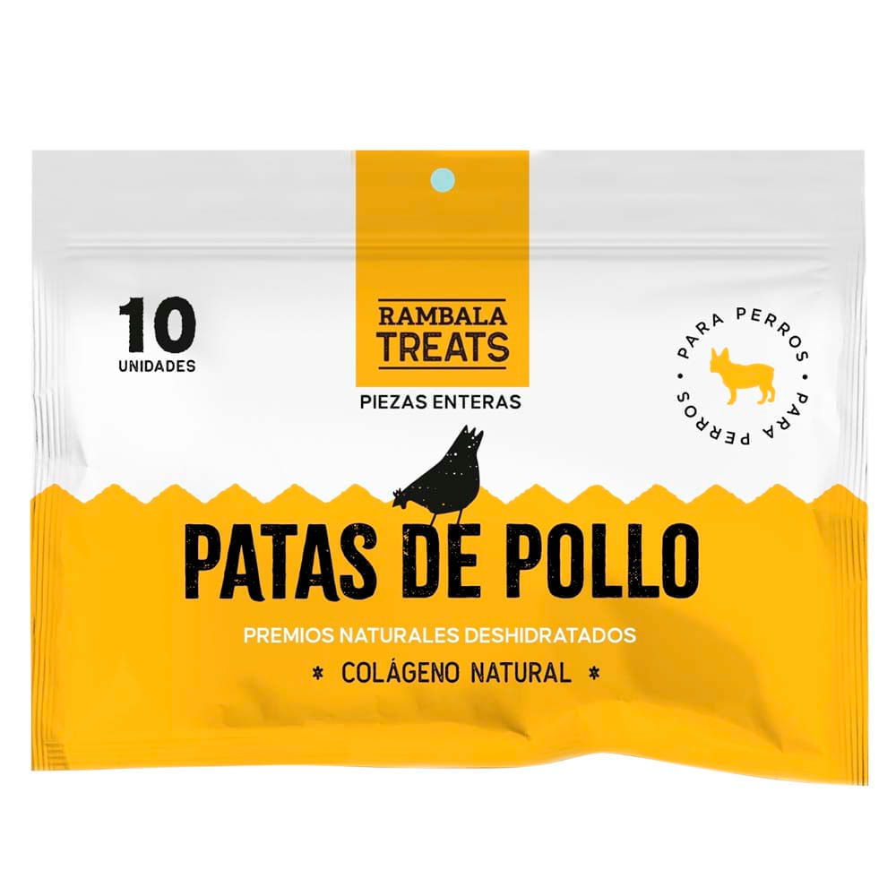 Alimento para Perro RAMBALA Snack Patas de Pollo Doypack 10un