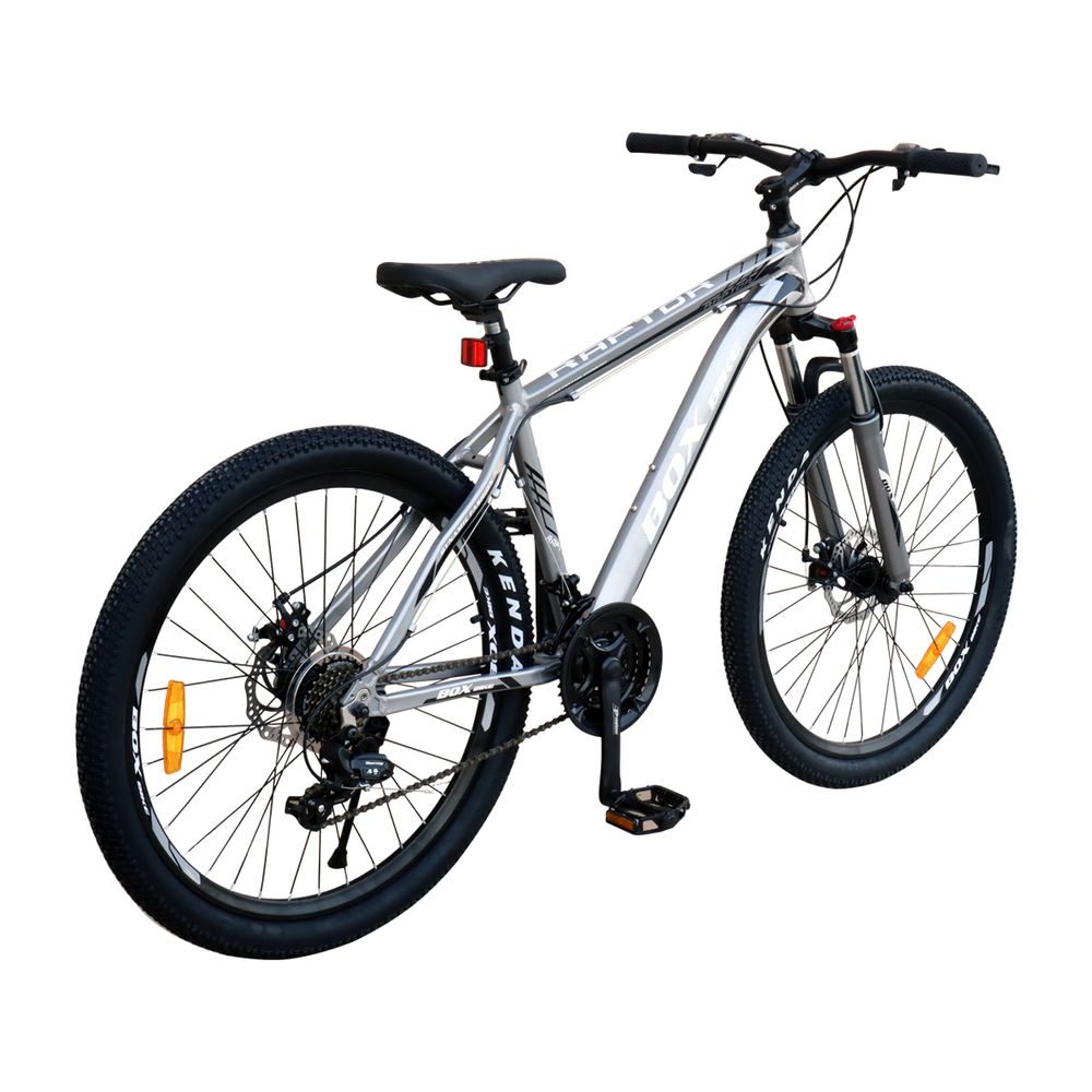 Bicicleta Box de Aluminio MTB Modelo Raptor Aro 26 Gris