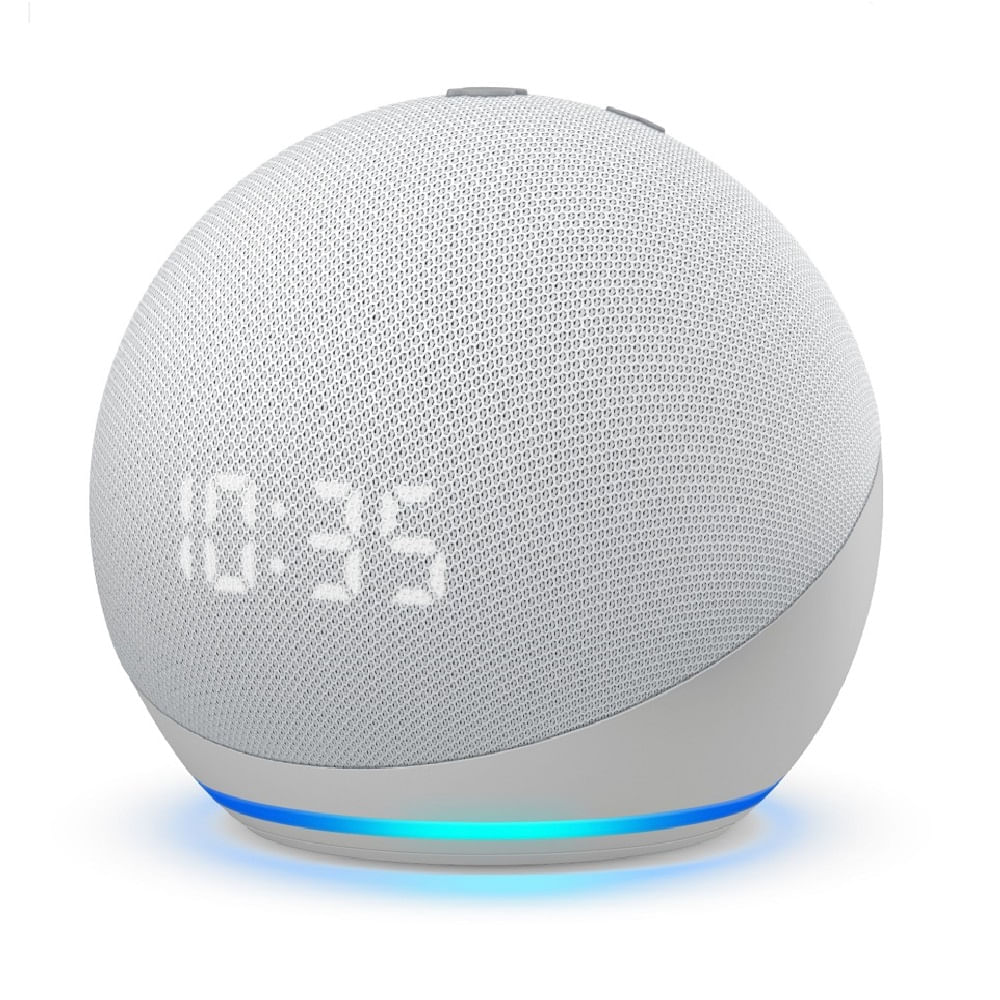 Parlante Smart Amazon Echo Dot Clock 4ta Generación Blanco