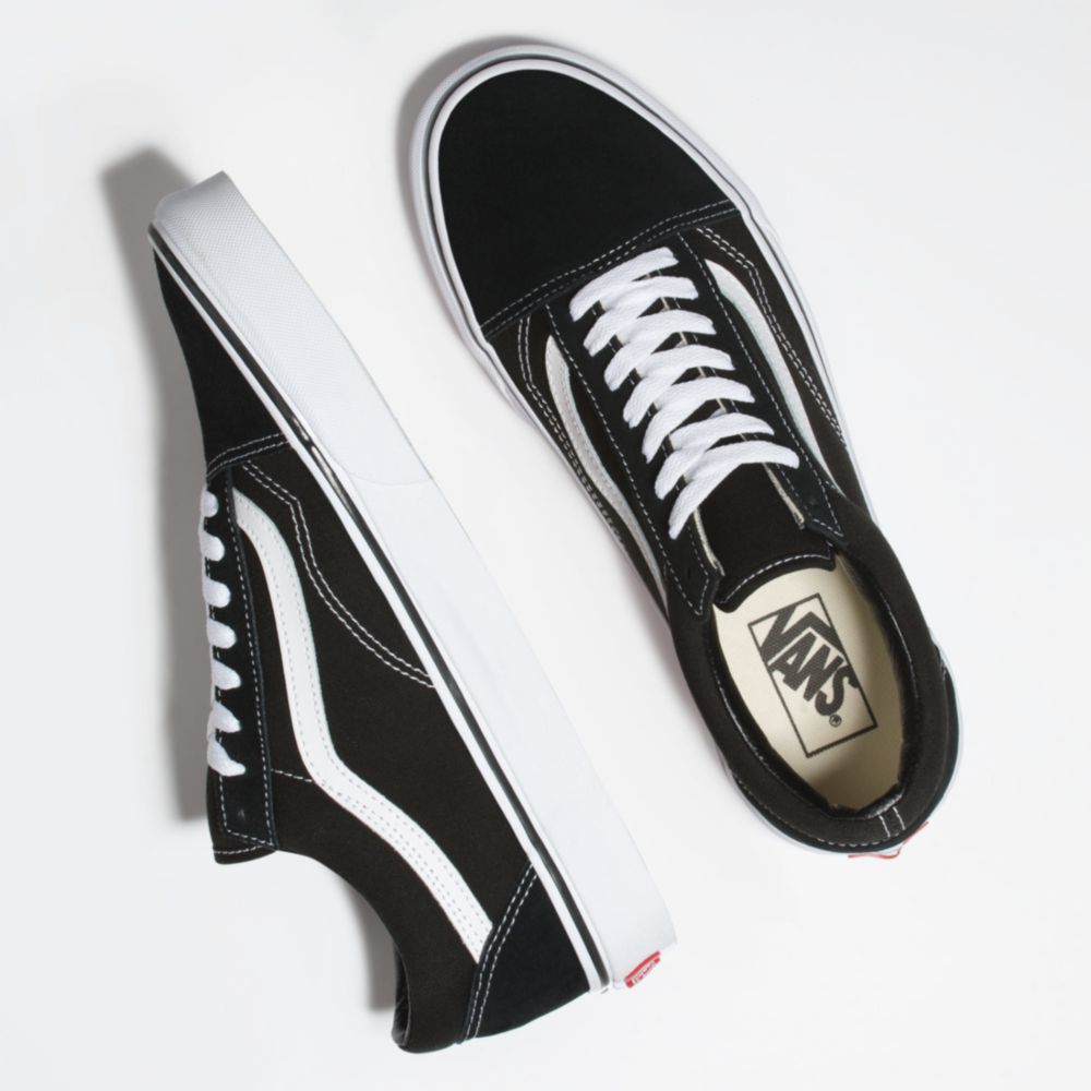 Zapatillas Vans Urbanas Hombre Old Skool Negro1 Oechsle Oechsle