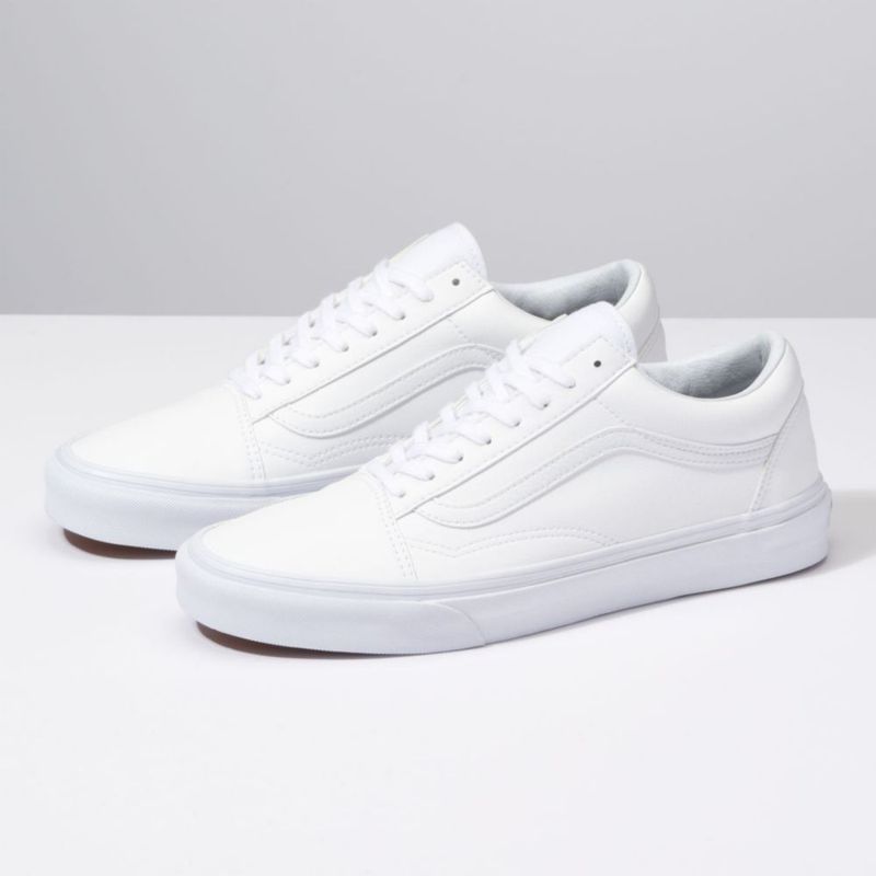 Zapatillas Vans Urbanas Unisex OldSkool Blanco Knasta Per