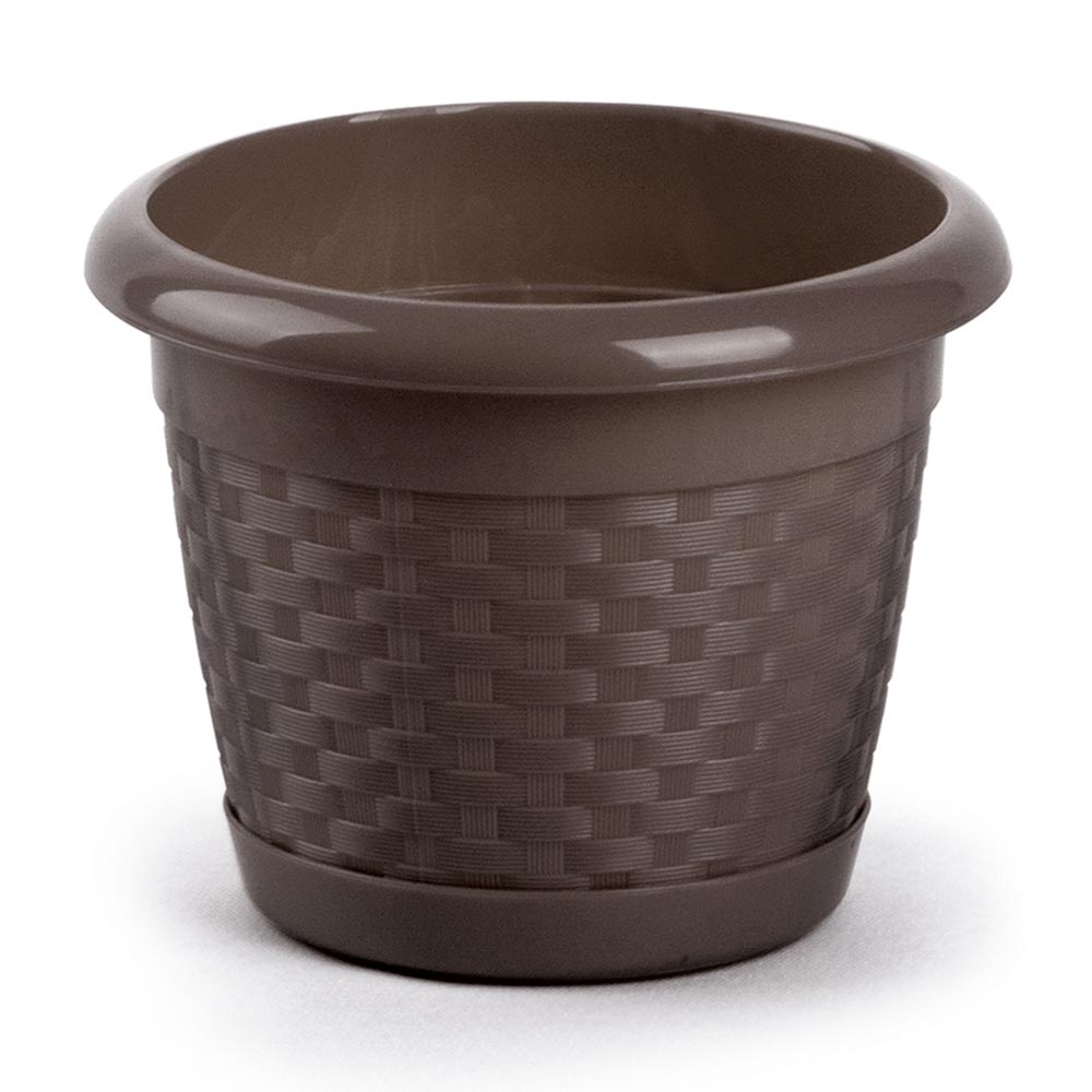 Maceta Garden Nogal #2 Polinplast