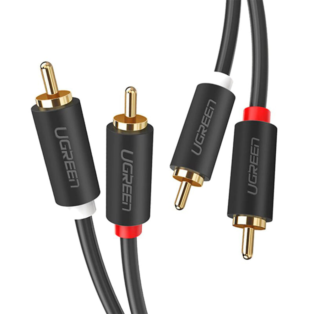 Cable 2RCA a 2RCA de Audio 2 metros Ugreen