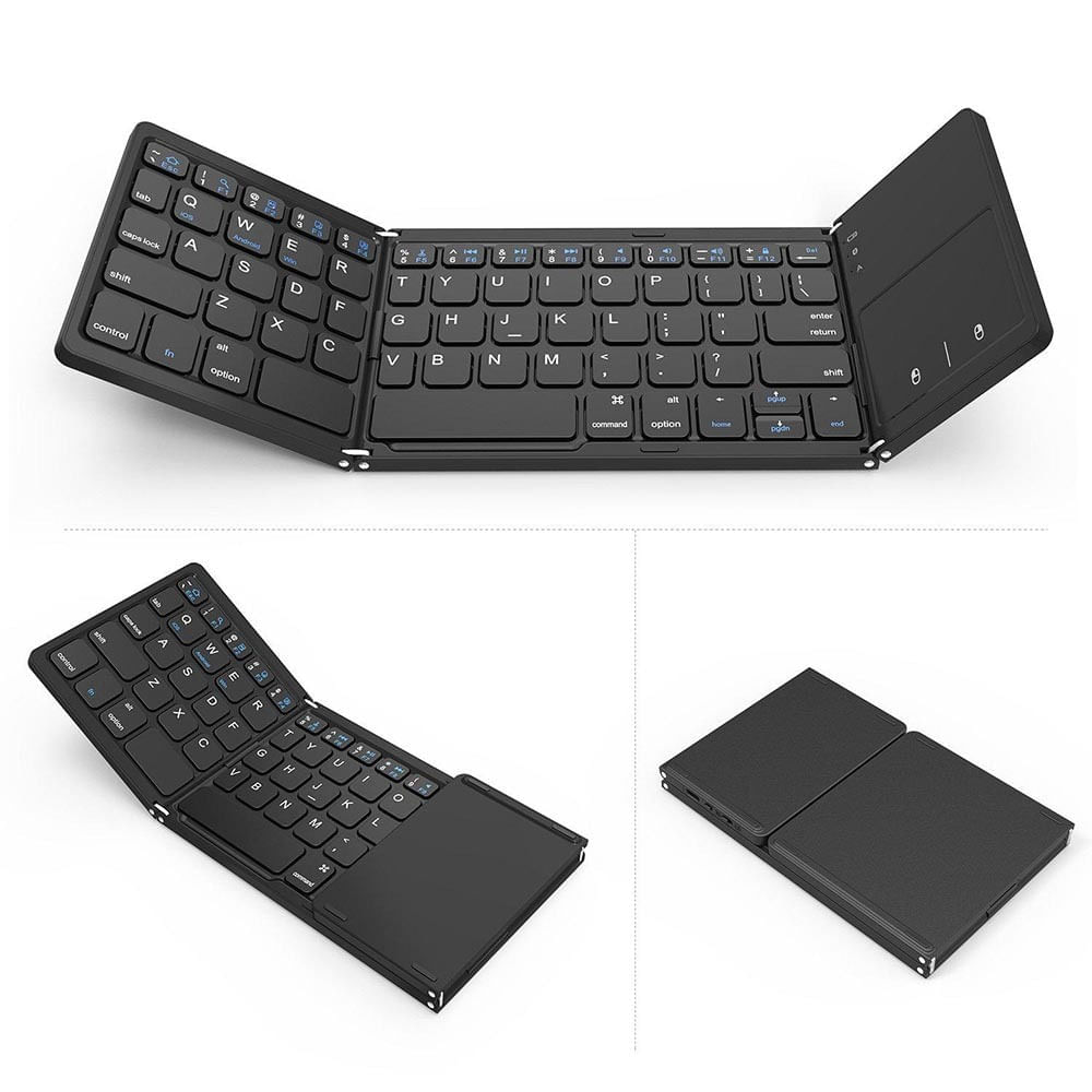  Mini teclado inalámbrico, teclado táctil con teclado
