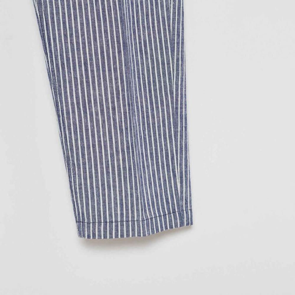 Pantalón Sfera Hombre Lino Rayas Navy | Oechsle - Oechsle