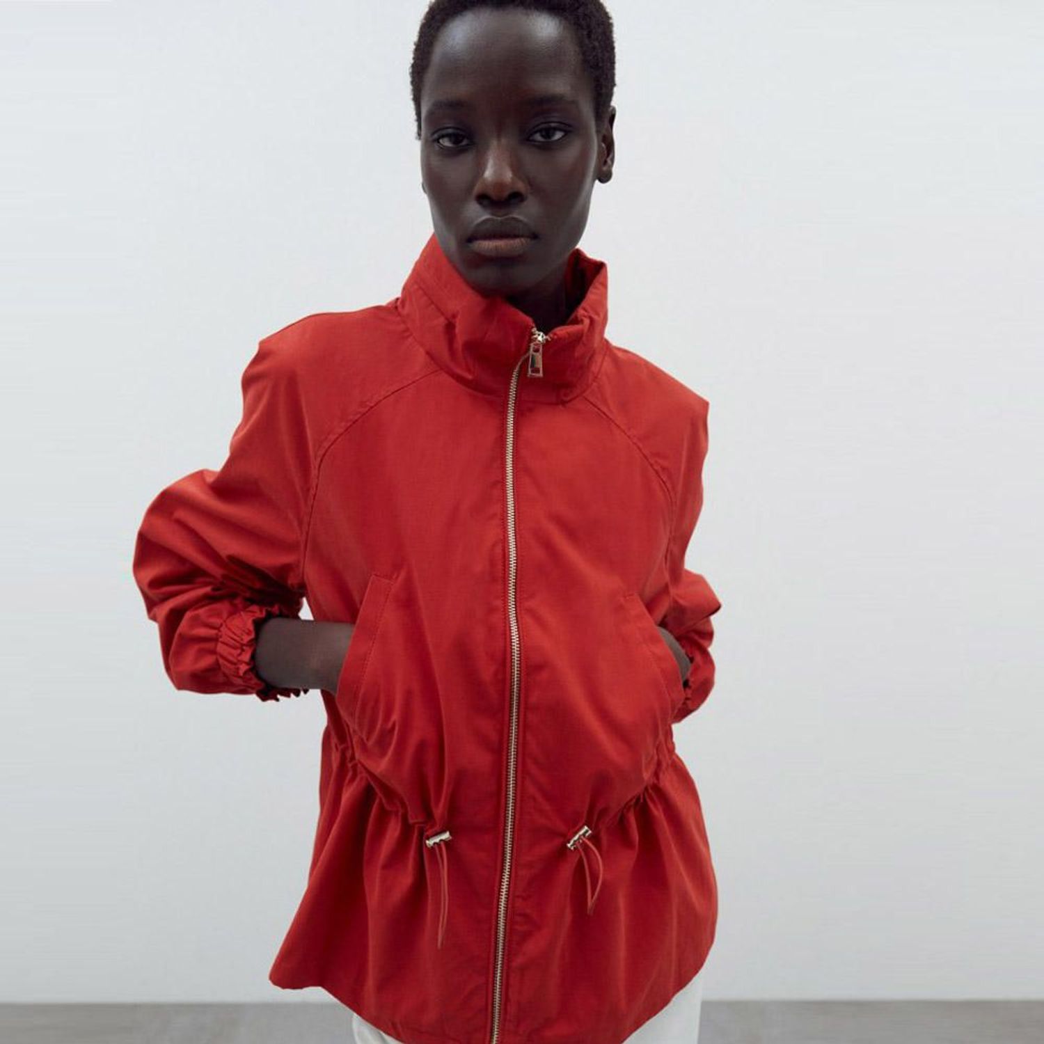 Casaca Sfera Mujer Parka Corta Ranglan Red | Oechsle.pe - Oechsle
