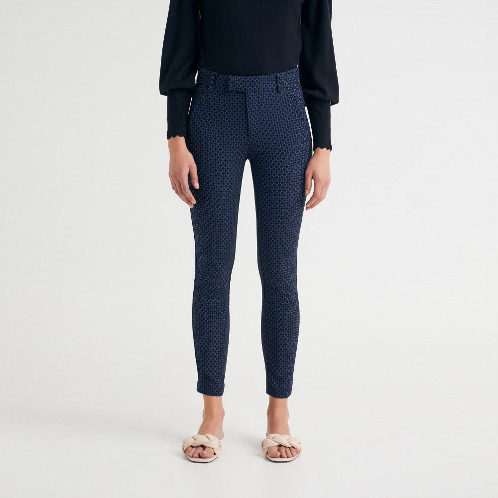 Pantalón Sfera Mujer Jacquard Blue | Oechsle.pe - Oechsle