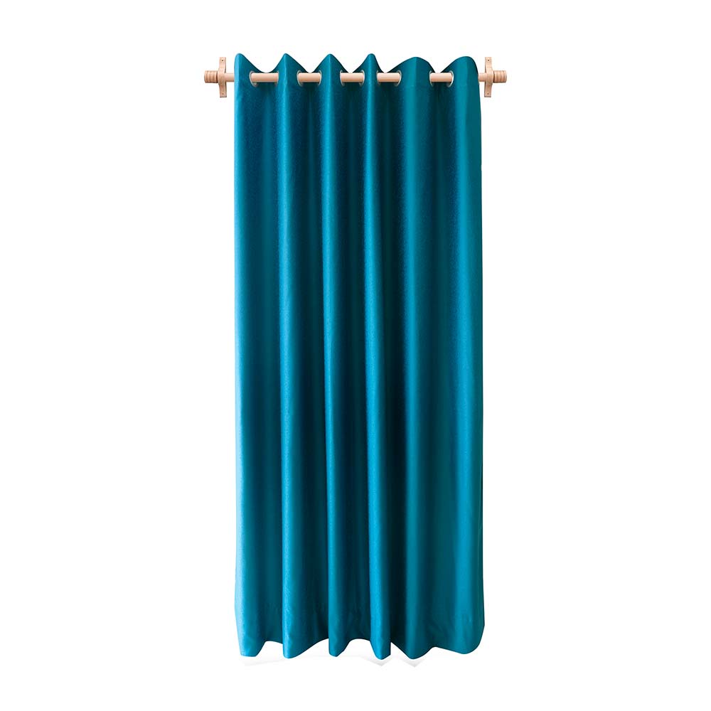 Cortina Jacquard Azul 210x230cm Orange