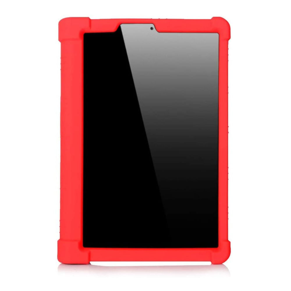 Funda Case Silicona Lenovo Yoga Smart Tab 10.1 YT-X705F Viajero Anticaídas  Rojo - Promart