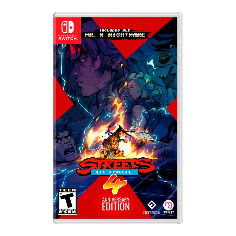Videojuego Streets Of Rage 4 Anniversary Edition Nintendo Switch Latam