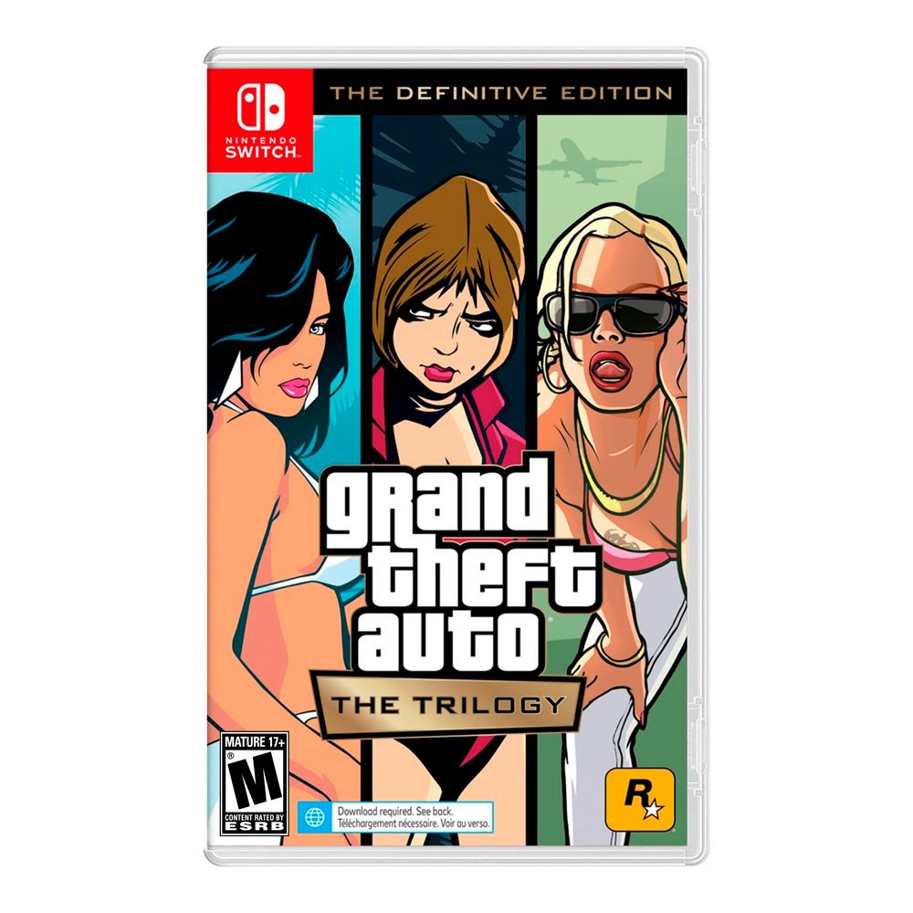 PREVENTA Videojuego Grand Theft Auto The Trilogy The Definitive Edition Nintendo Switch Latam