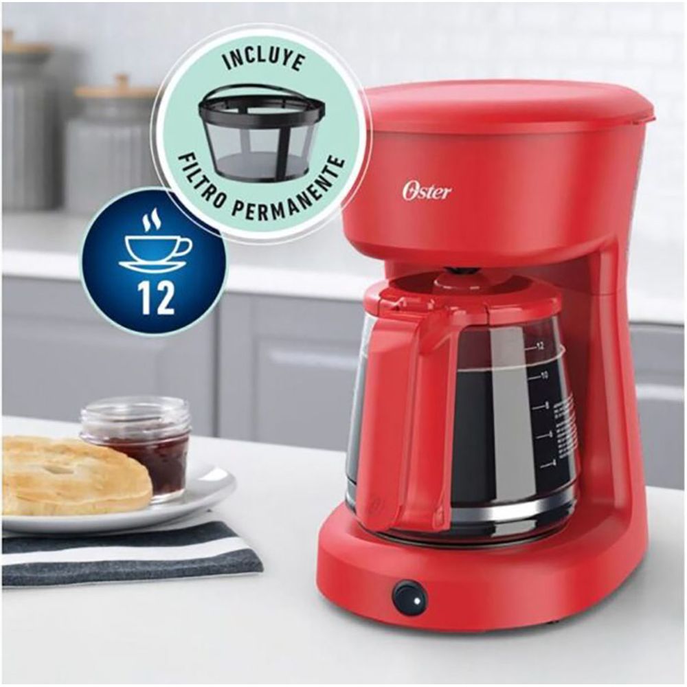 Cafetera Oster® programable 12 tazas BVSTDCDWX20 › Oster Servicio  Macrocentro
