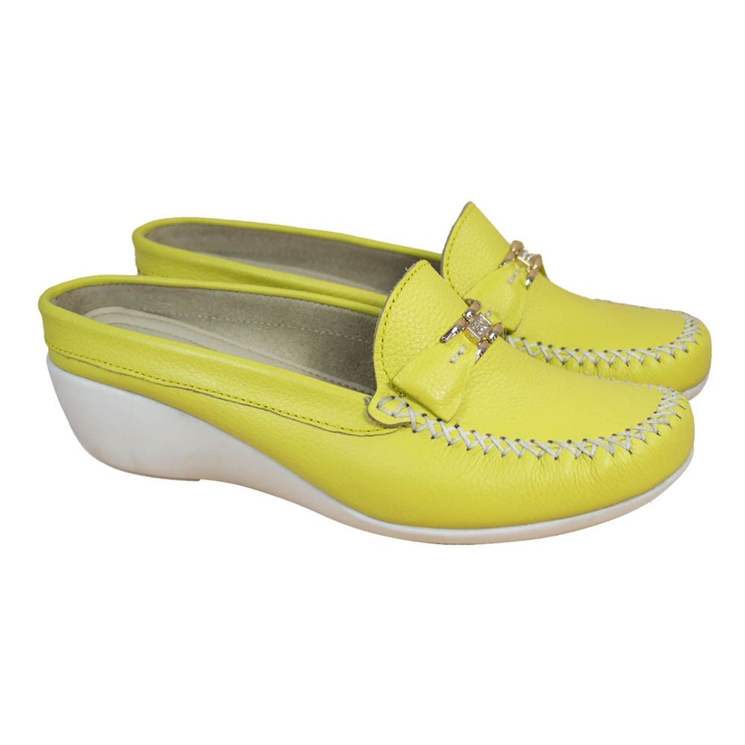 Sueco Plataforma Mujer Corelli Jimena Cuero Banana Talla 38 | Oechsle.pe -  Oechsle