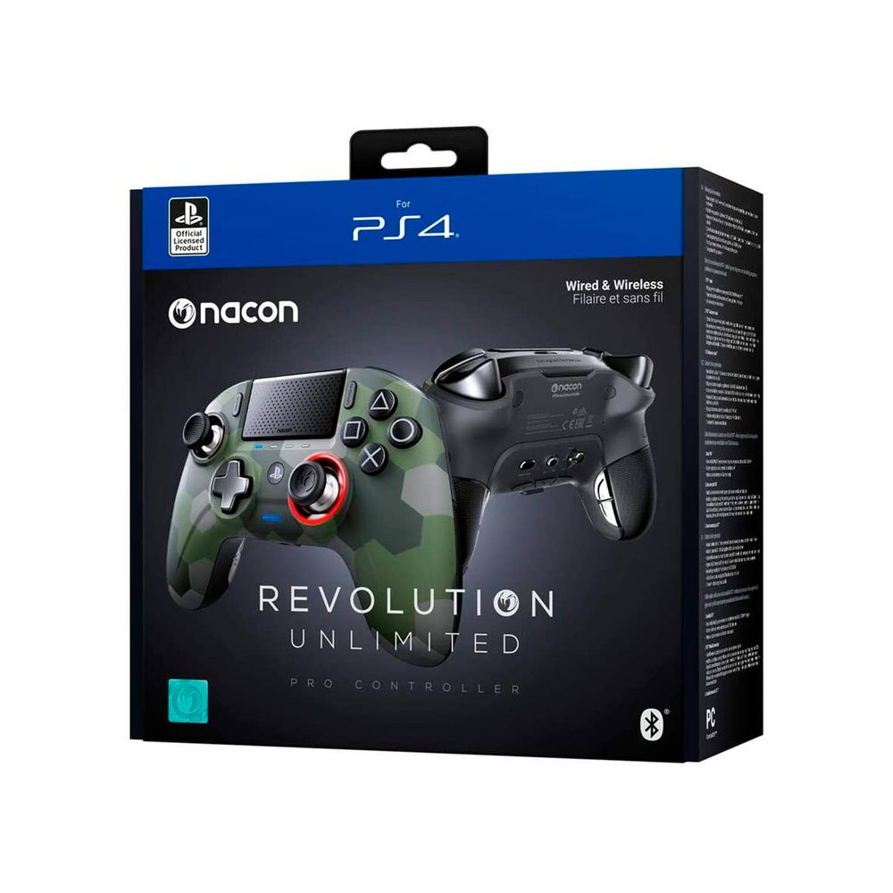 Controller Nacon Pro Revolution Unlimited Verde Camuflado Playstation 4