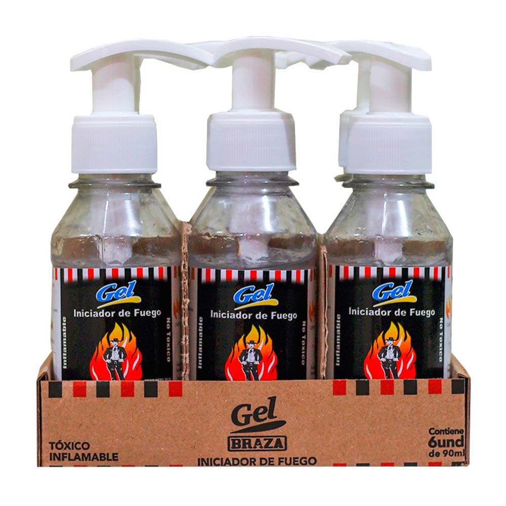 Iniciador de Fuego Gel Braza 90ml
