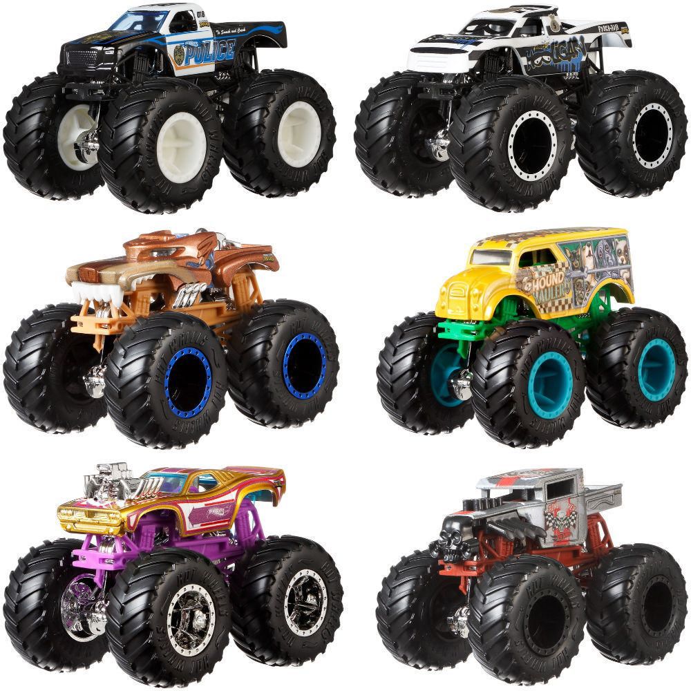 Monster Trucks Juguete Sorpresa Hot Wheels 2-Pack 1:64 FYJ64