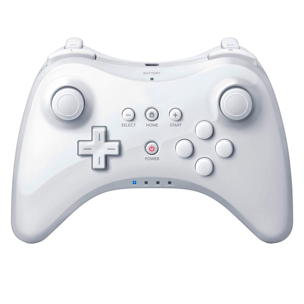 Mando Pro Para Nintendo Wii U Pro Controller Wii U Blanco