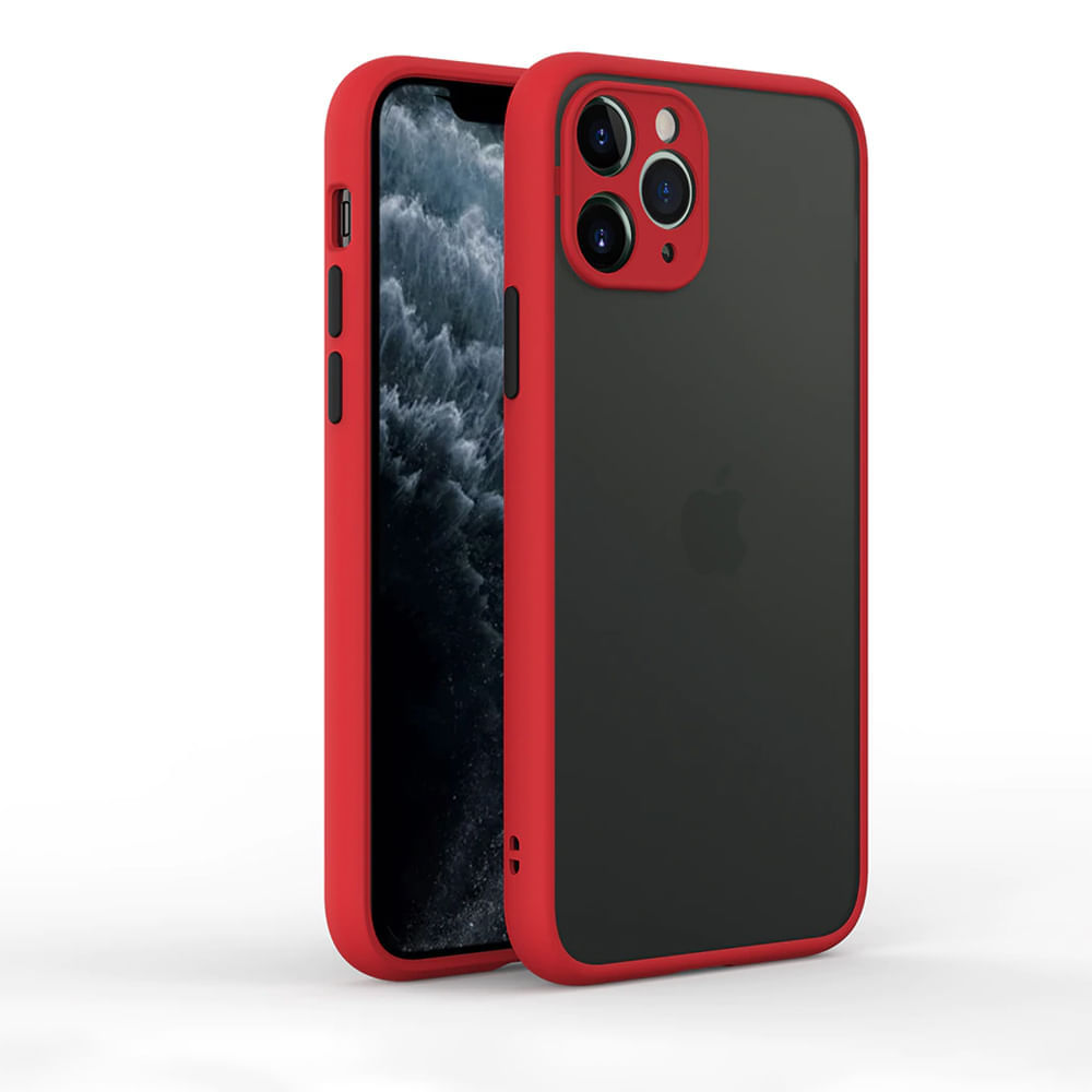 Funda Case para Samsung A10 Ahumado Mate Antishock Rojo Resiste y Protege  contra Caidas y Golpes | Oechsle - Oechsle