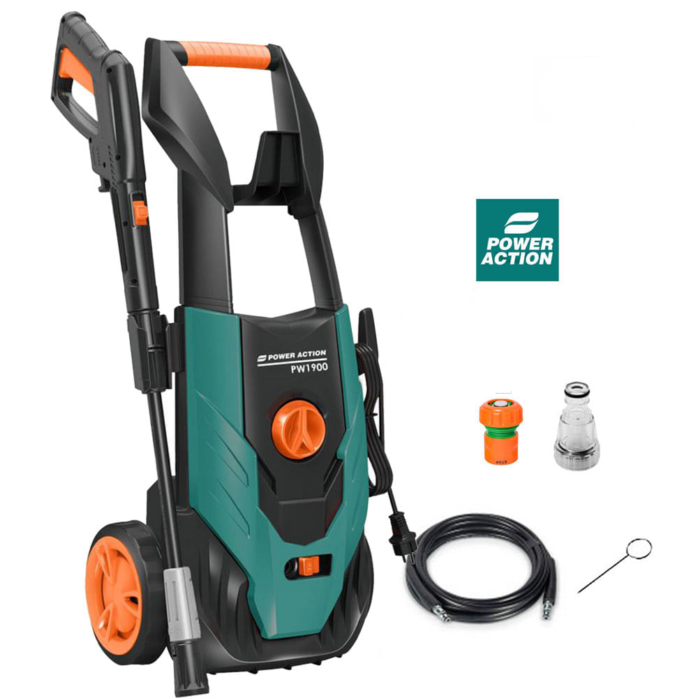 Hidrolavadora de alta presión Power Action 1900w Bar 120