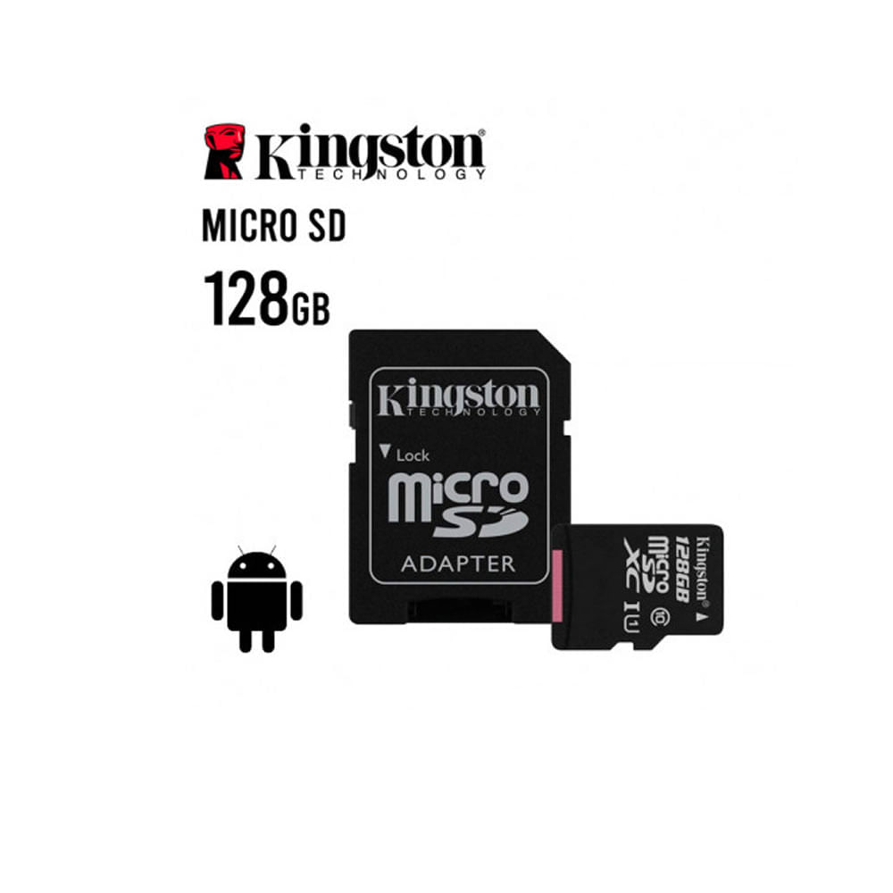 Memoria Micro SD 128GB Kingston Clase 10 