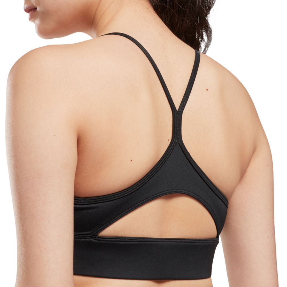 Top Deportivo Reebok Mujer Triback Negro | Oechsle.pe - Oechsle