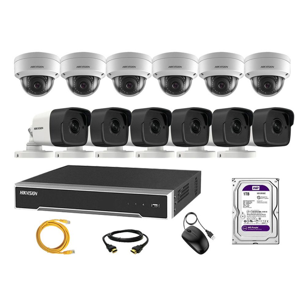 kit 1 Cámaras Seguridad Domo Interior FULLHD Hikvision I Oechsle - Oechsle