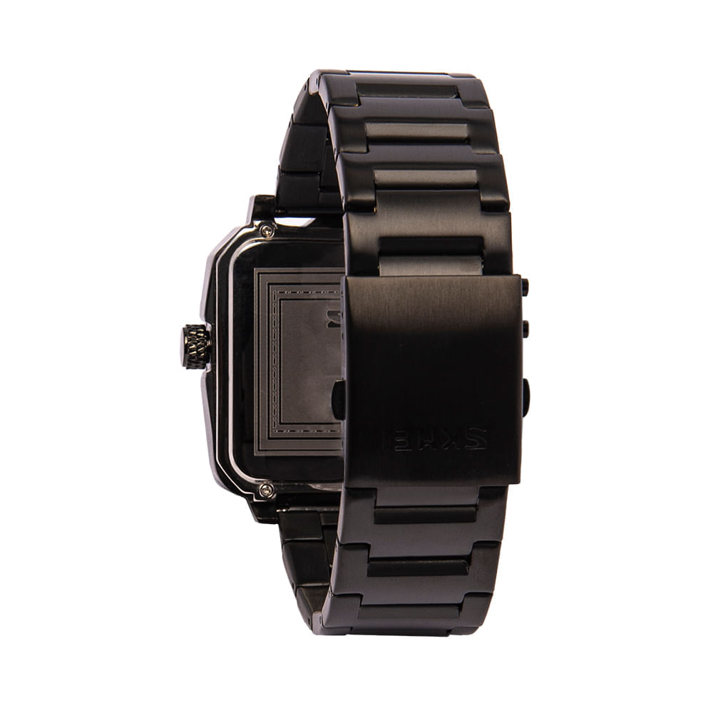 Reloj Skmei 1392 Digital Cuadrado Color Negro Oechsle