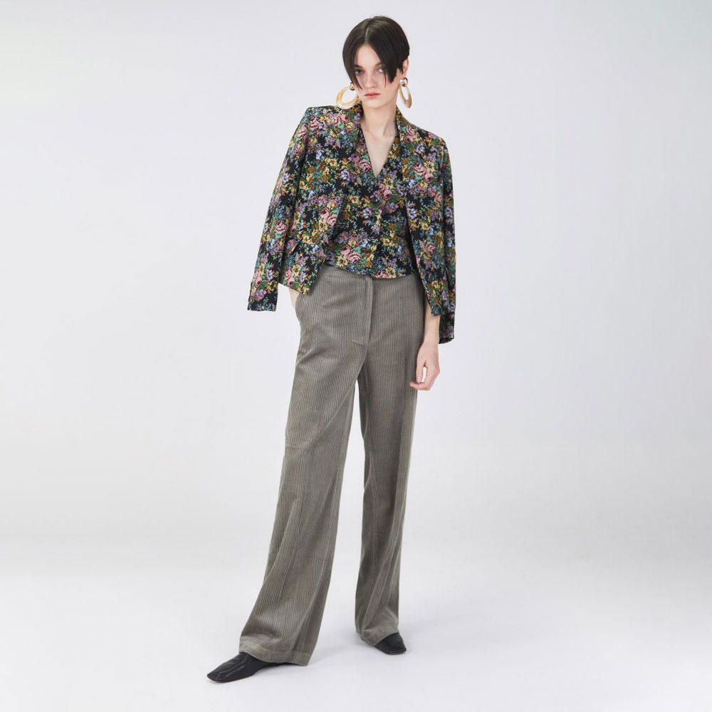 Pantalón Sfera Mujer Pana Verde | Oechsle.pe - Oechsle