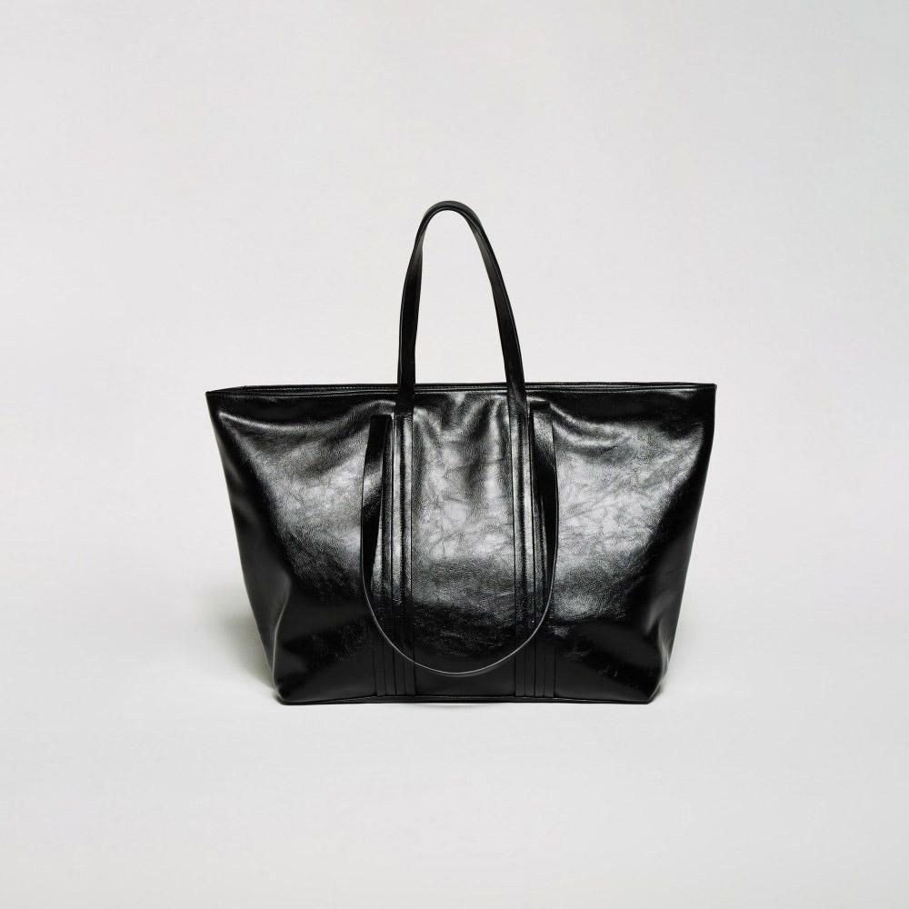 Cartera Sfera Mujer Shopper Doble Asa Negro | Oechsle.pe - Oechsle