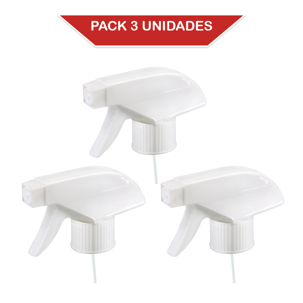 Gatillo Pulverizador Rociador Atomizador R28 Blanco Pack 3 Unidades