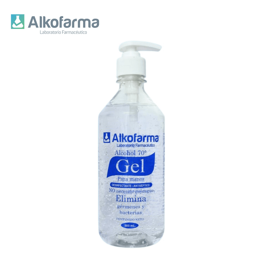 Alcohol en Gel 70° Alkofarma 500ml