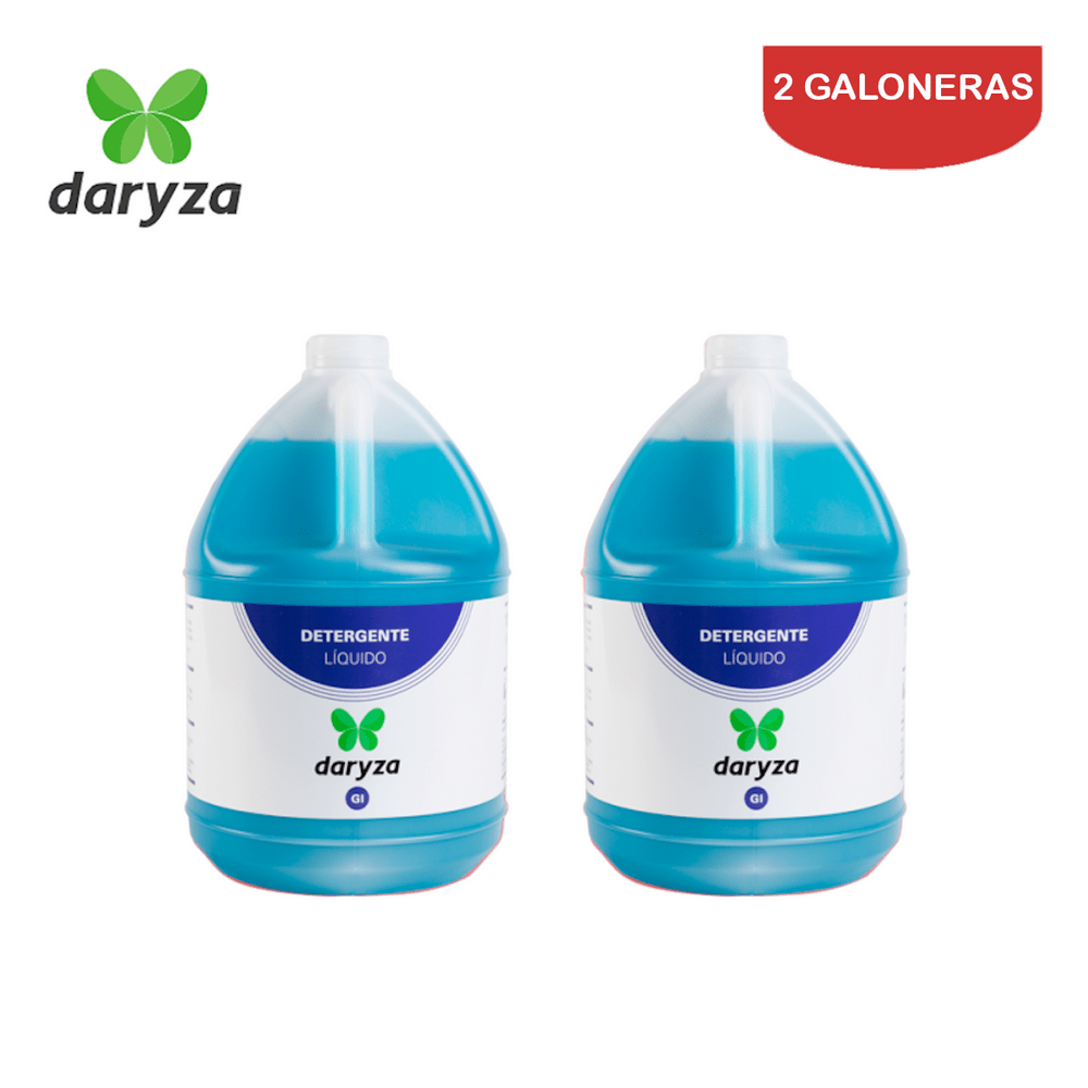 Detergente líquido concentrado DARYZA. Pack 2 galoneras