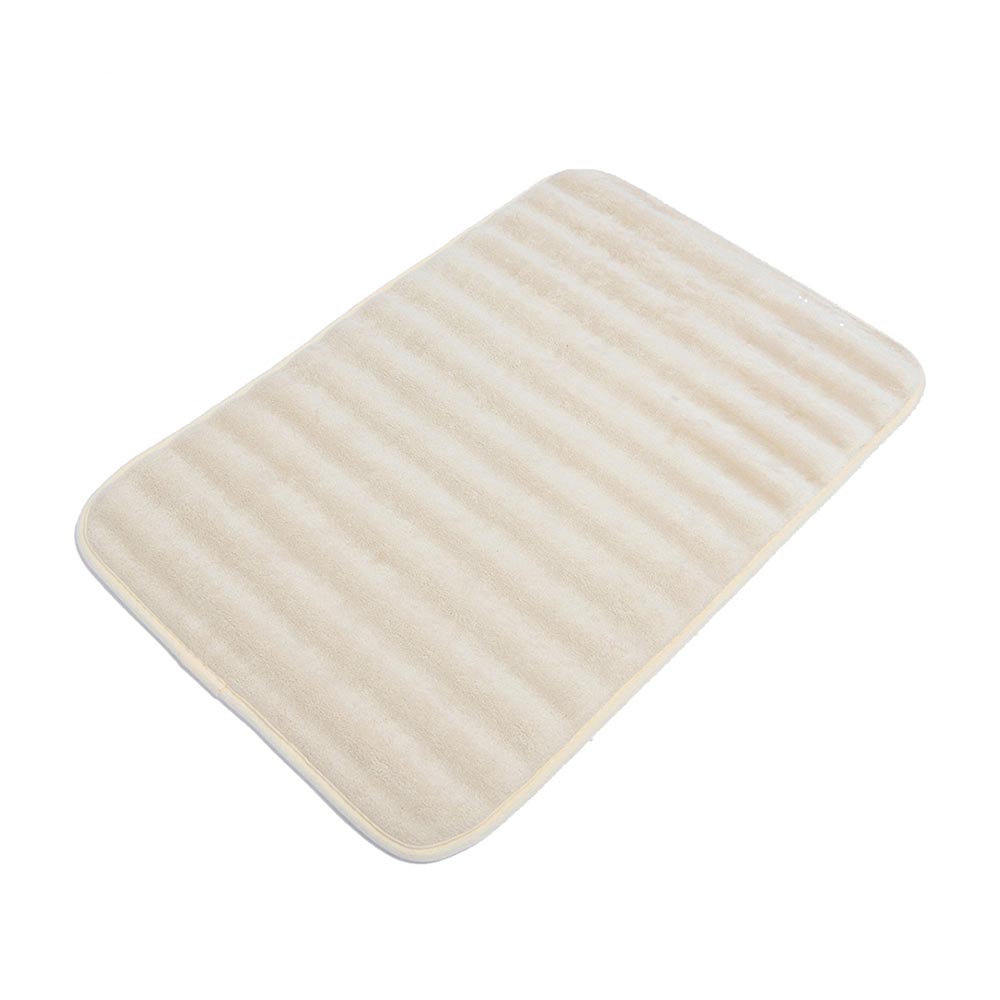 Piso de Baño Orange Comfy Beige de Poliéster