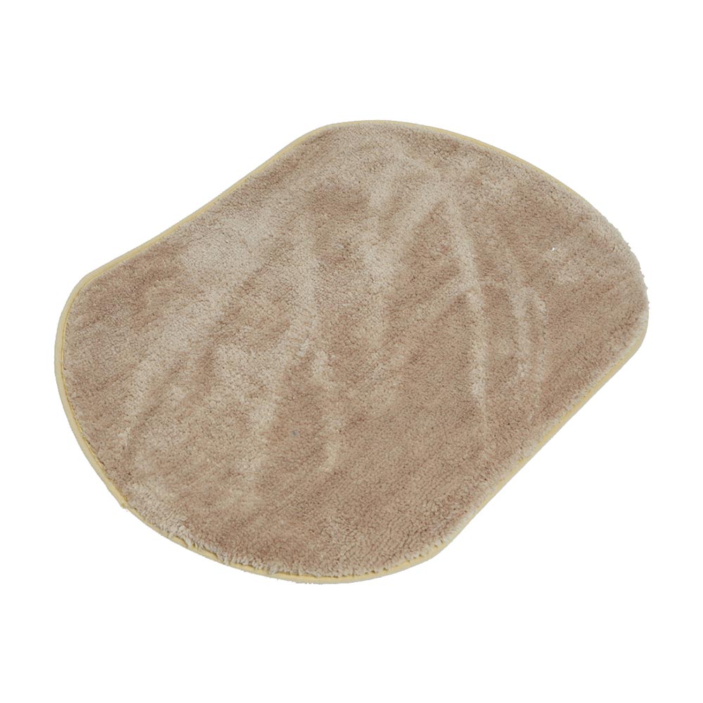 Piso de Baño Poliéster Orange Modelo Disco Beige