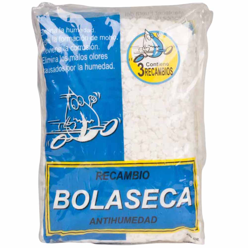 Deshumedecedor BOLASECA Recambio Paquete 3un