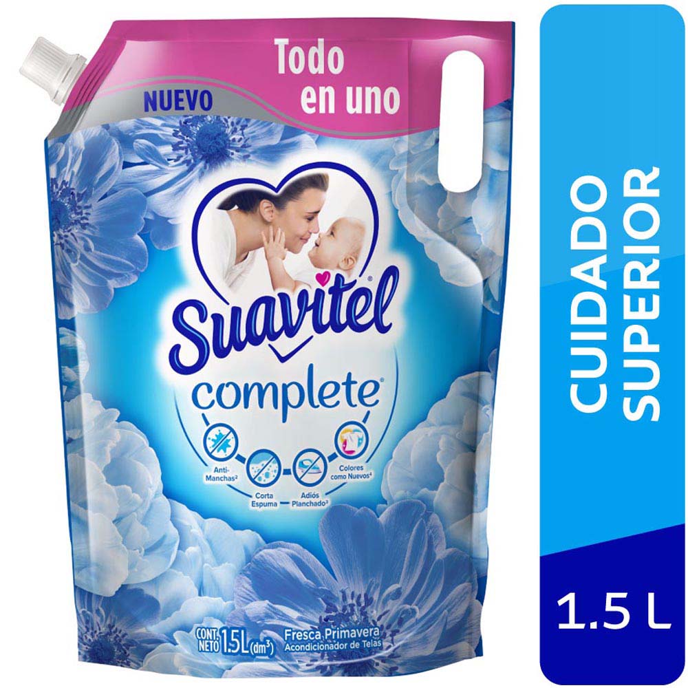 Suavizante SUAVITEL Complete Fresca Primavera 1.5L